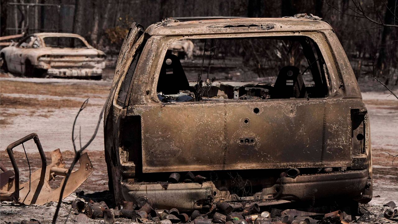 Growing Georgia wildfires have destroyed 120+ homes — aerial devastation